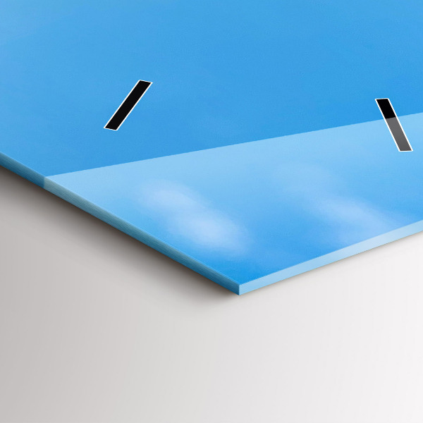 Orologio verticale in vetro Fotografia d'acqua