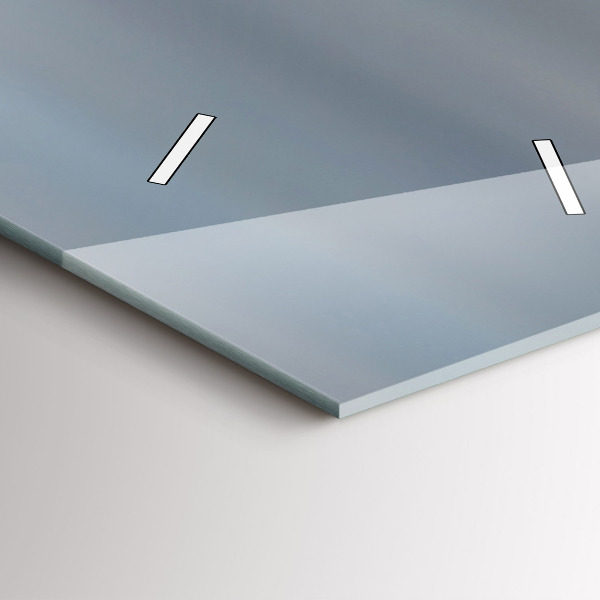 Orologio verticale in vetro Bandiera degli Stati Uniti che sventola