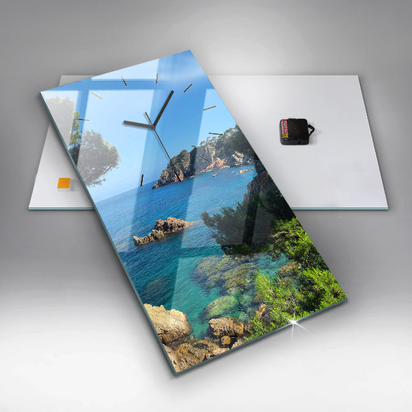 Orologio verticale in vetro Costa Brava