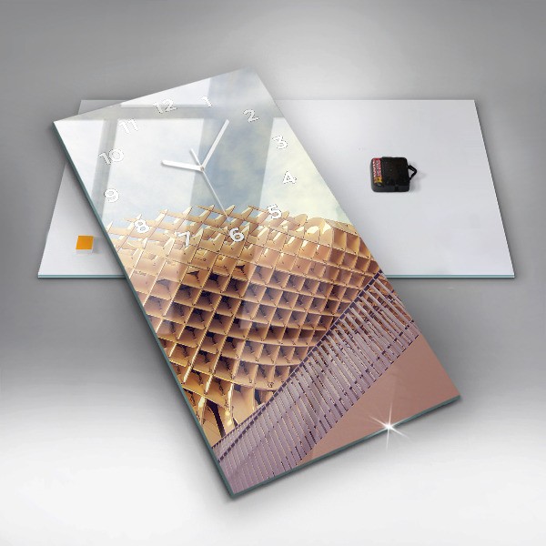 Orologio verticale in vetro Punto panoramico di Siviglia