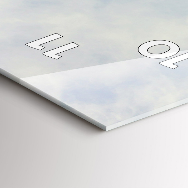 Orologio verticale in vetro Punto panoramico di Siviglia