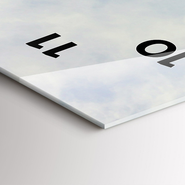 Orologio verticale in vetro Punto panoramico di Siviglia