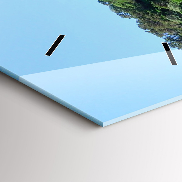 Orologio verticale in vetro Grotta sottomarina