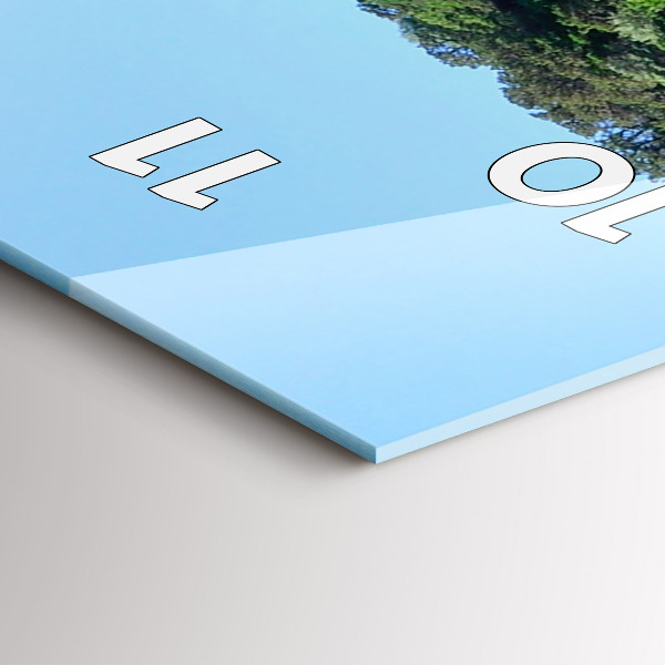 Orologio verticale in vetro Grotta sottomarina