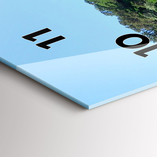 Orologio verticale in vetro Grotta sottomarina