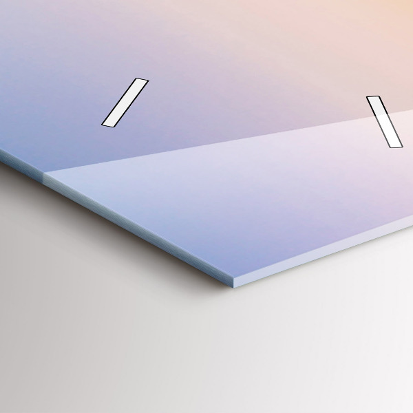 Orologio verticale in vetro Paesaggio marino