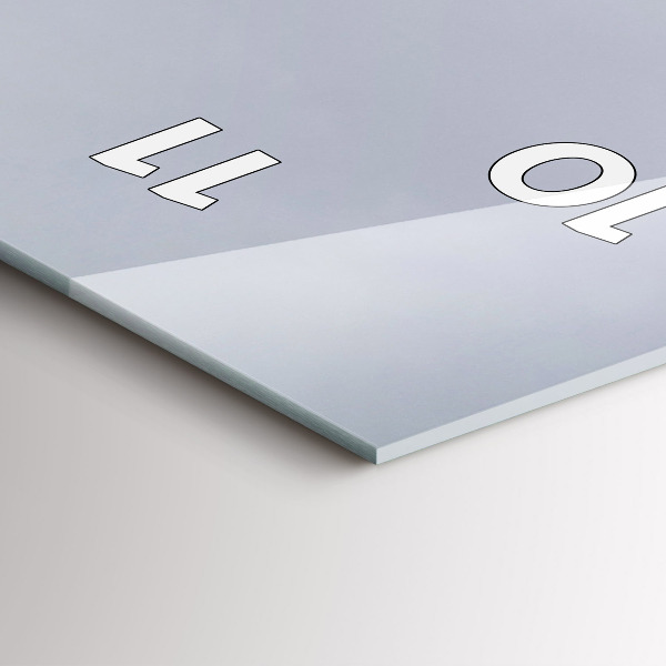 Orologio verticale in vetro Statua della Vergine Maria a Lione