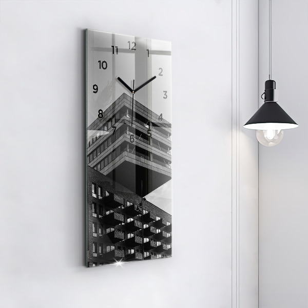 Orologio verticale in vetro Architettura ad Amsterdam