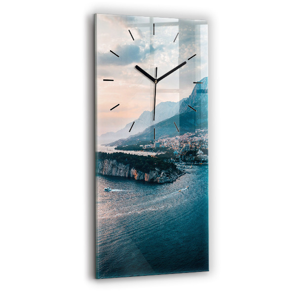 Orologio verticale in vetro Isola in Croazia