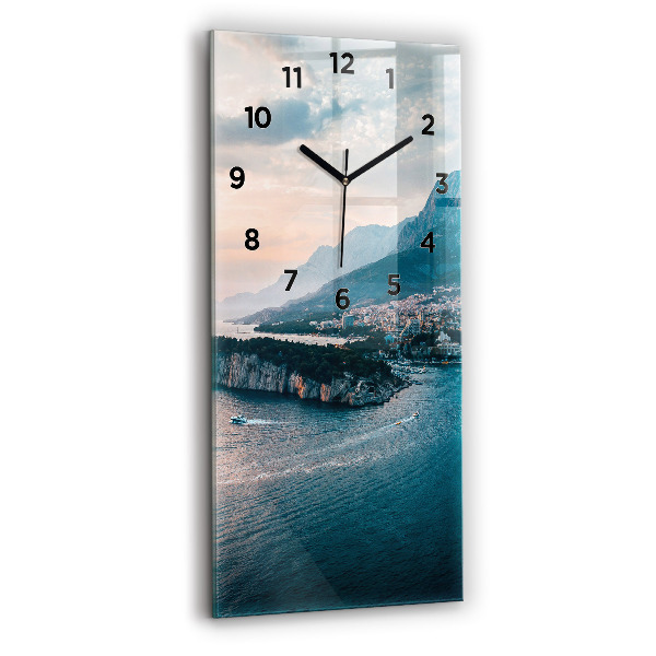 Orologio verticale in vetro Isola in Croazia