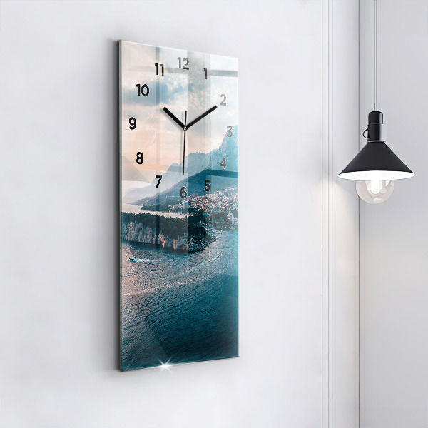 Orologio verticale in vetro Isola in Croazia