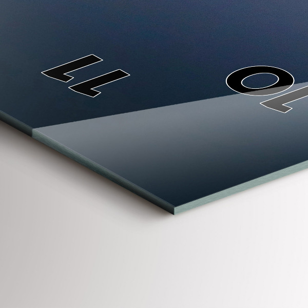 Orologio verticale in vetro Tempio a Bangkok