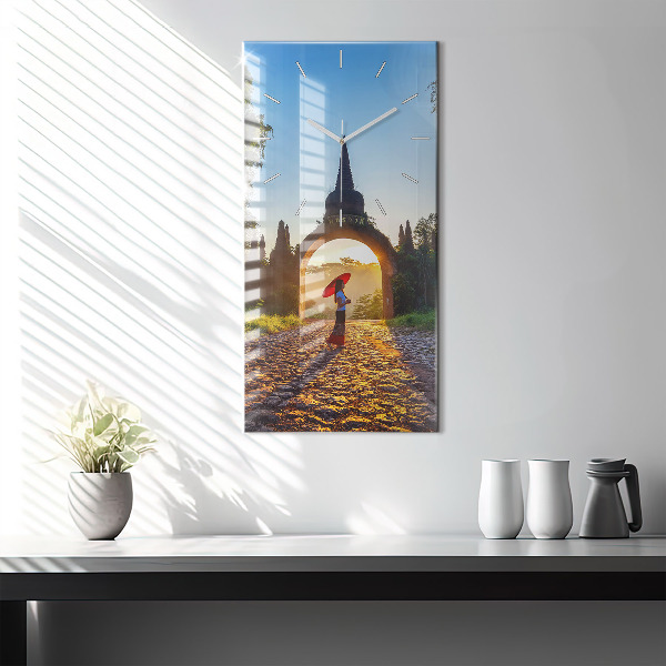 Orologio verticale Parco Surat Thani Thailandia