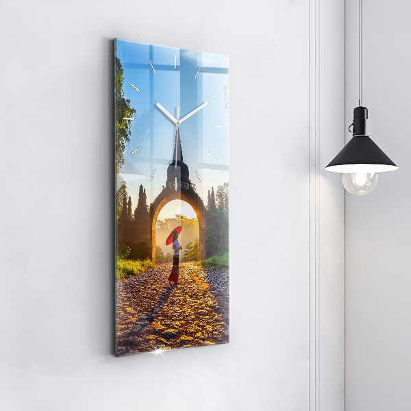 Orologio verticale Parco Surat Thani Thailandia