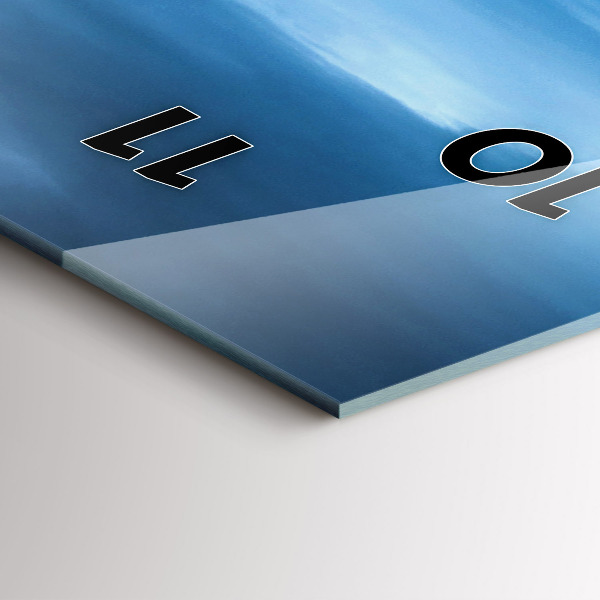 Orologio verticale Cascata Gullfoss in Islanda