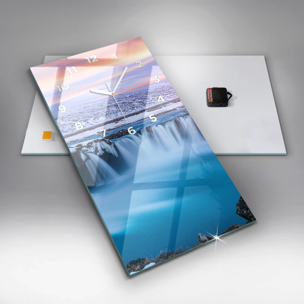 Orologio verticale Cascata Godafoss Islanda