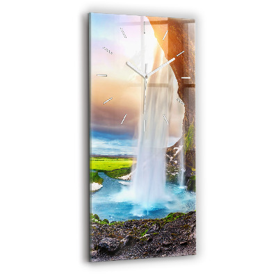 Orologio verticale Cascata in Islanda