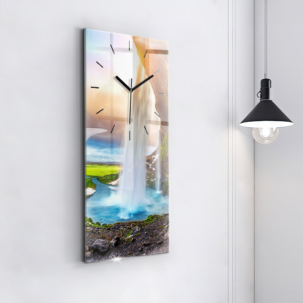 Orologio verticale Cascata in Islanda