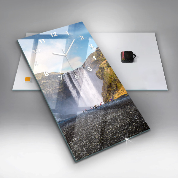 Orologio verticale Cascata in Islanda