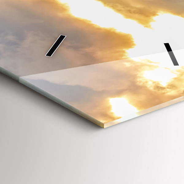 Orologio verticale Paesaggio con foreste