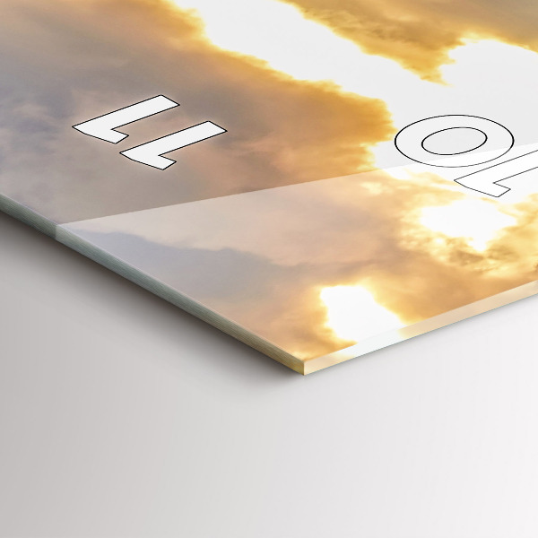 Orologio verticale Paesaggio con foreste