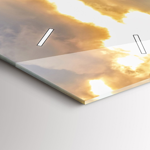 Orologio verticale Paesaggio con foreste