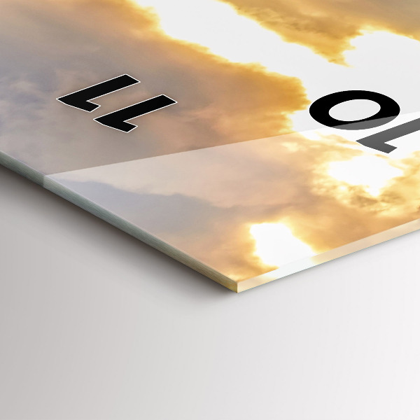 Orologio verticale Paesaggio con foreste