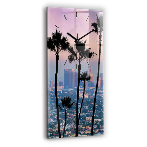 Orologio verticale Tramonto a Los Angeles