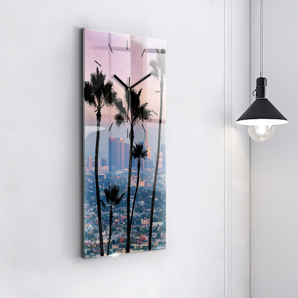 Orologio verticale Tramonto a Los Angeles