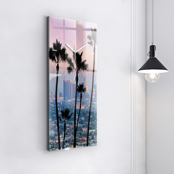 Orologio verticale Tramonto a Los Angeles