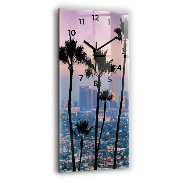 Orologio verticale Tramonto a Los Angeles
