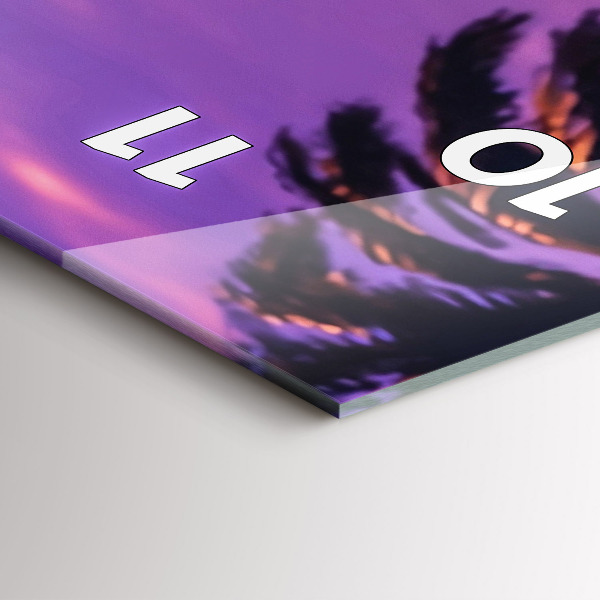 Orologio verticale Tramonto a Los Angeles