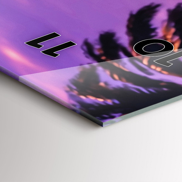 Orologio verticale Tramonto a Los Angeles