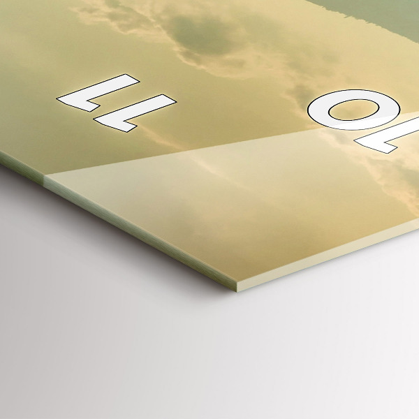 Orologio verticale Paesaggio montano