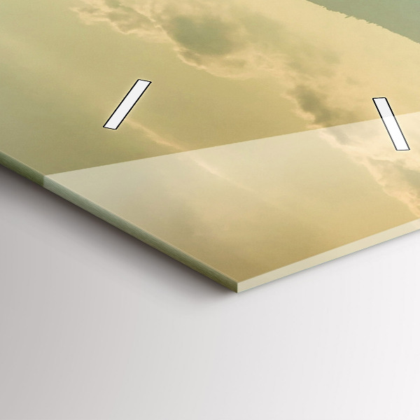 Orologio verticale Paesaggio montano