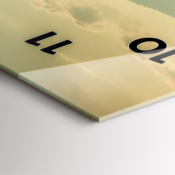 Orologio verticale Paesaggio montano