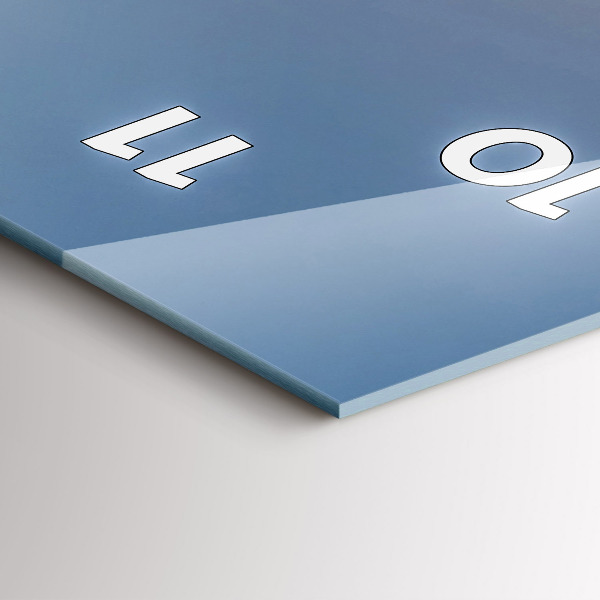 Orologio verticale Paesaggio montano