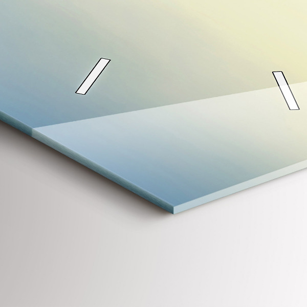 Orologio verticale Tramonto sulle montagne