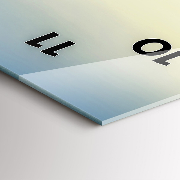 Orologio verticale Tramonto sulle montagne