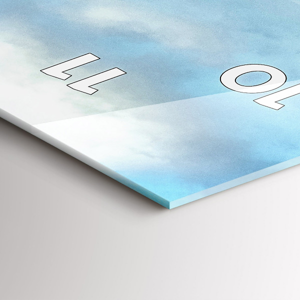 Orologio verticale Paesaggio montano