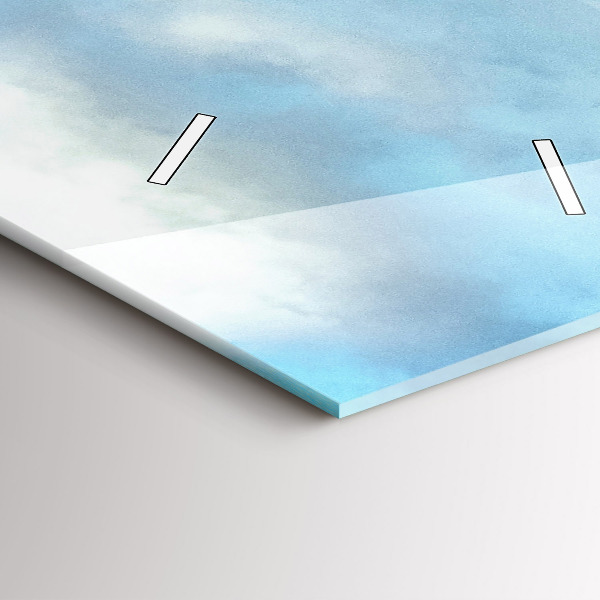 Orologio verticale Paesaggio montano