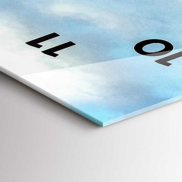 Orologio verticale Paesaggio montano