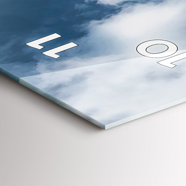 Orologio verticale Panorama della città di Ostrava