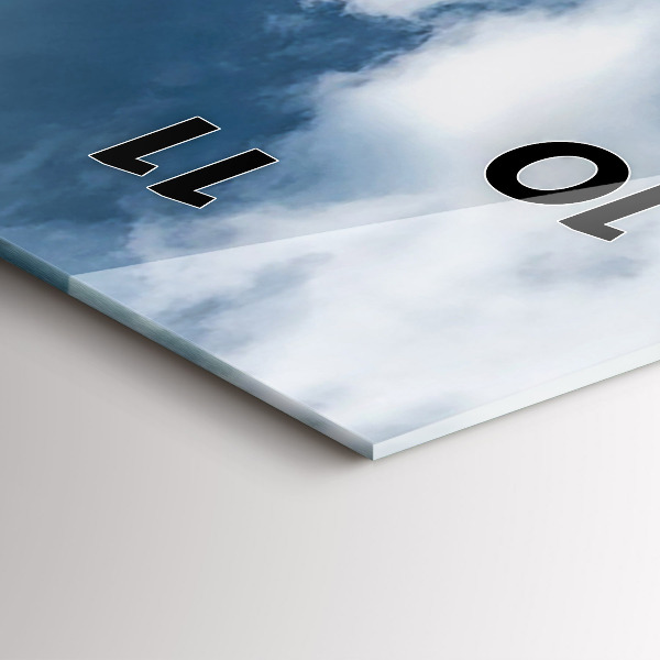 Orologio verticale Panorama della città di Ostrava