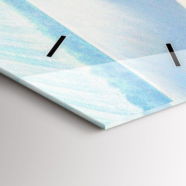 Orologio verticale Paesaggio rurale della Moravia