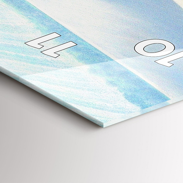 Orologio verticale Paesaggio rurale della Moravia