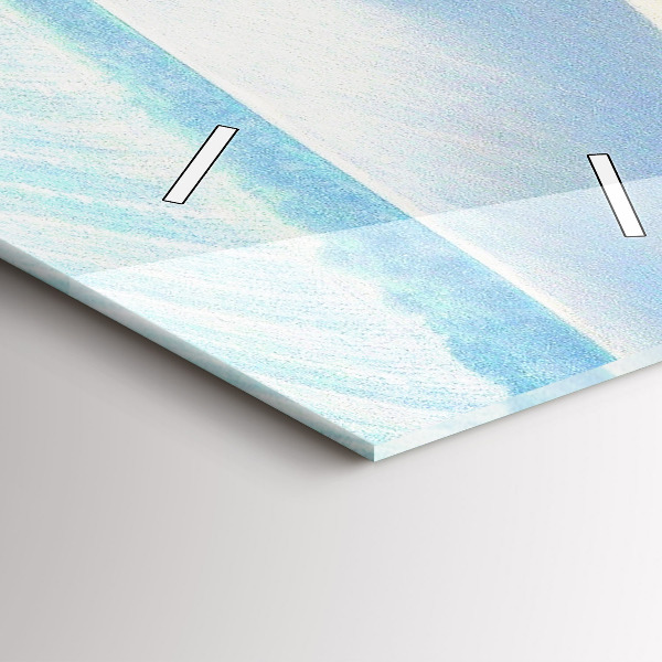 Orologio verticale Paesaggio rurale della Moravia