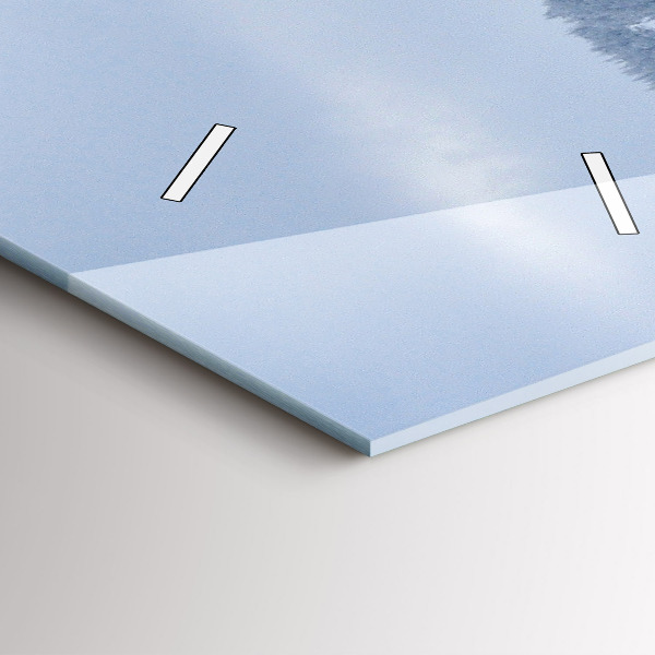 Orologio verticale Monti dei Giganti della Repubblica Ceca in inverno