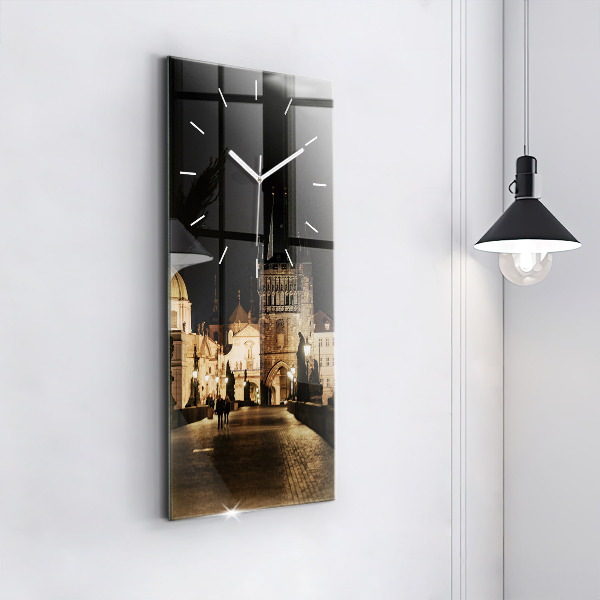 Orologio verticale Ponte Carlo a Praga