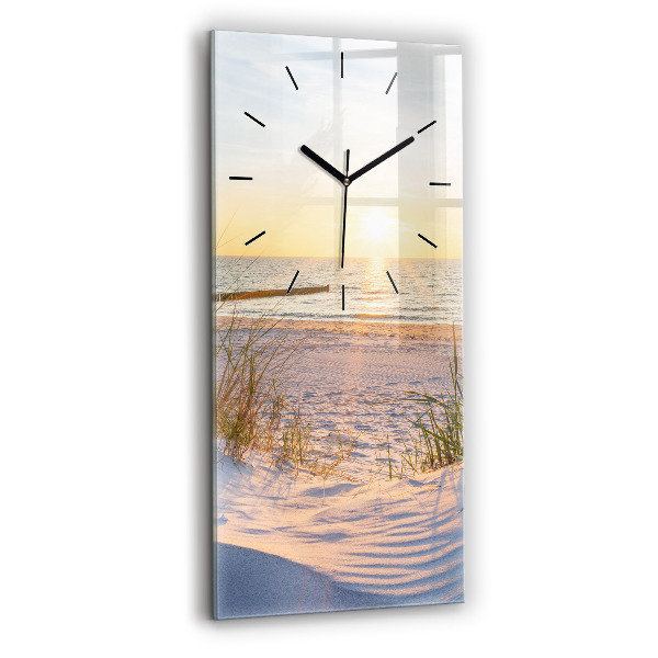 Orologio verticale Tramonto sul mare